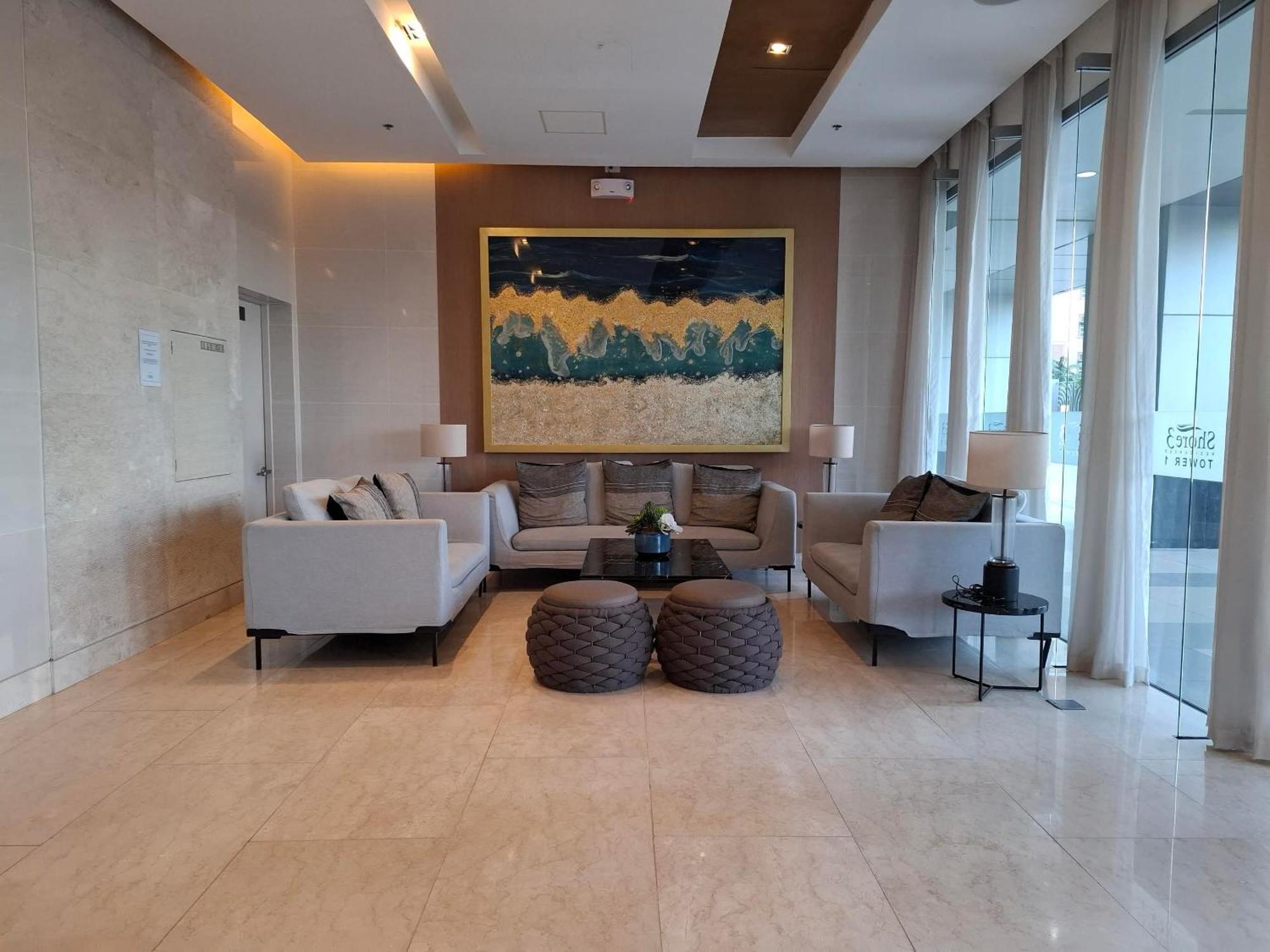 Shore 1 & 3 Residences Moa 1Br With Balcony By Darpm Manila Luaran gambar